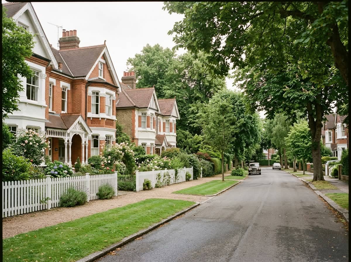 Victorian villas in Dulwich where the Estate scheme of management sits alongside permitted development