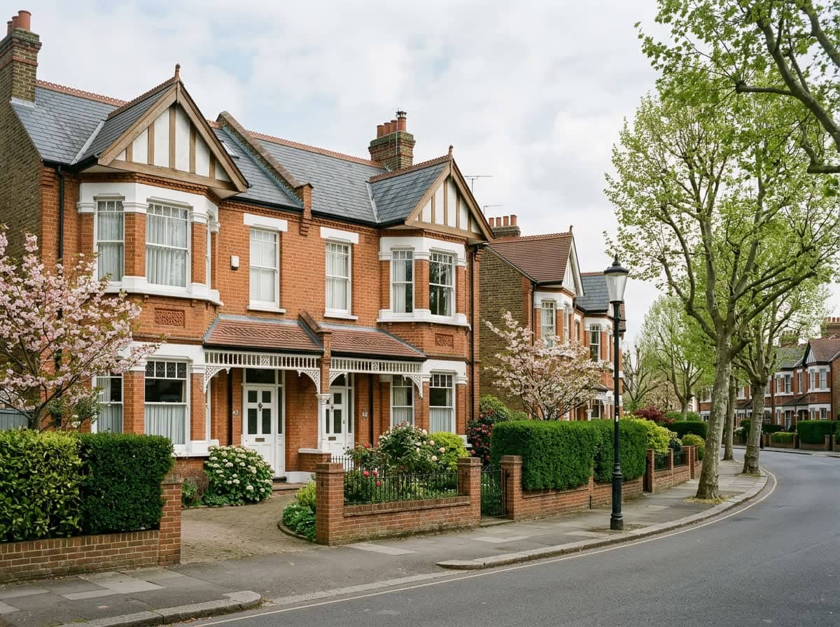 Edwardian red-brick semis in Ealing where permitted development rights typically remain intact