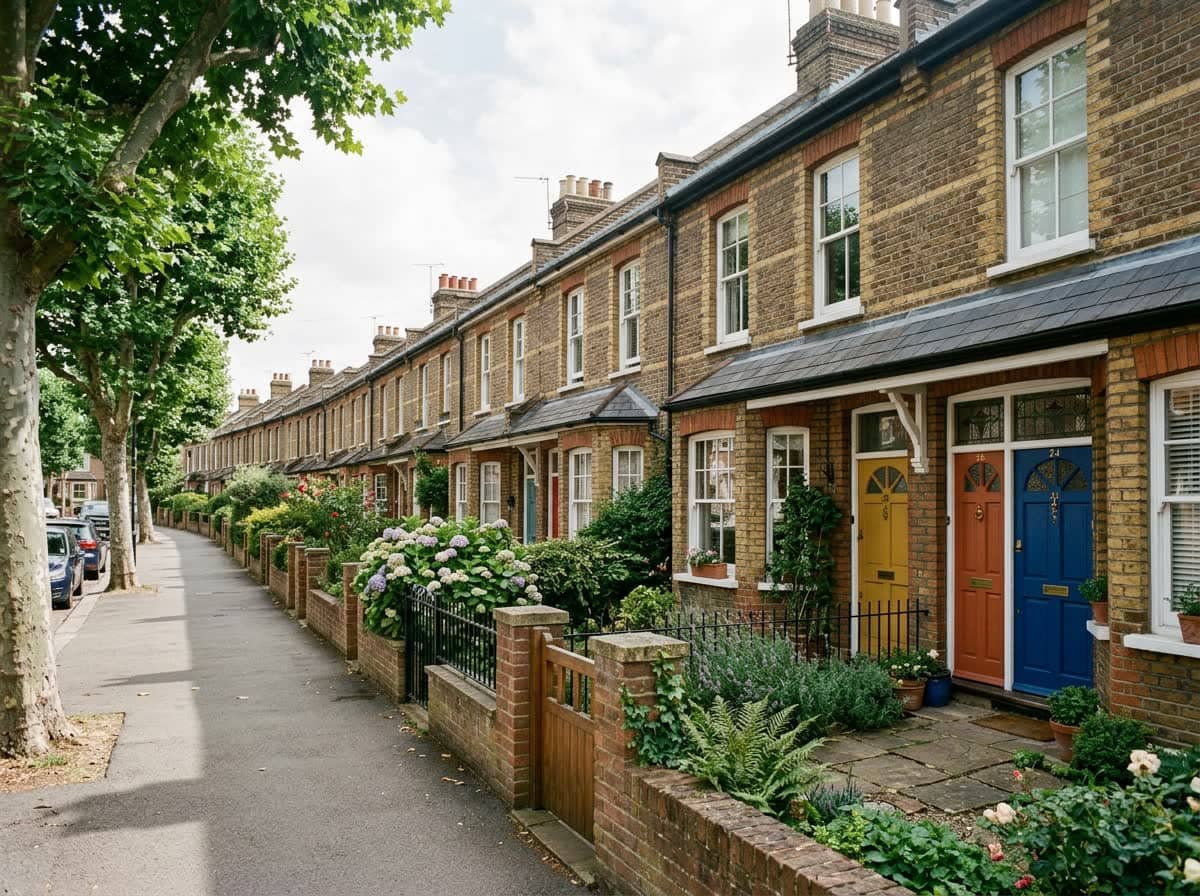 Warner-style Victorian terraces in Walthamstow with varying permitted development rights