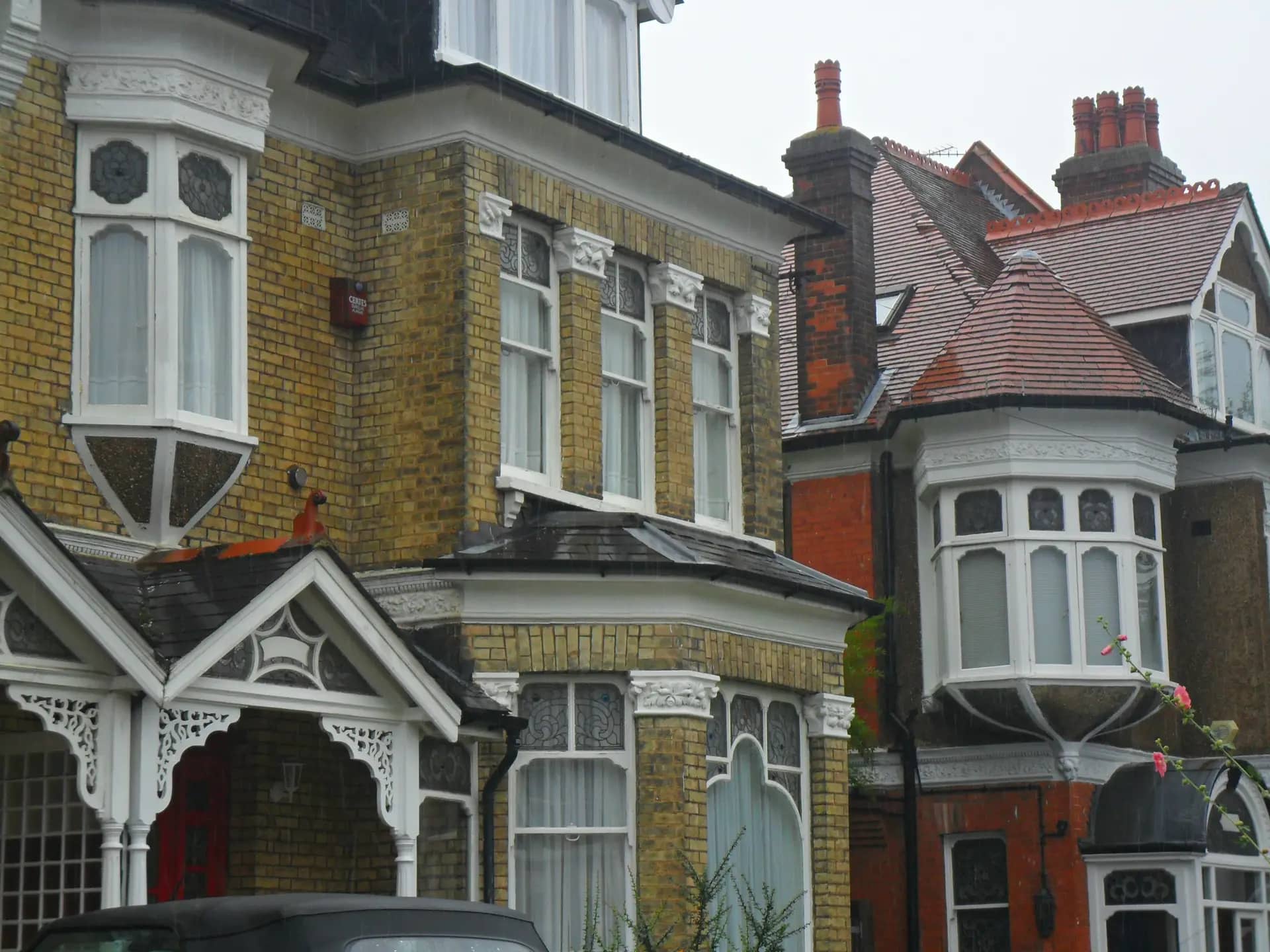Large Edwardian semi-detached houses in Sutton, typical of family homes later let to several sharers