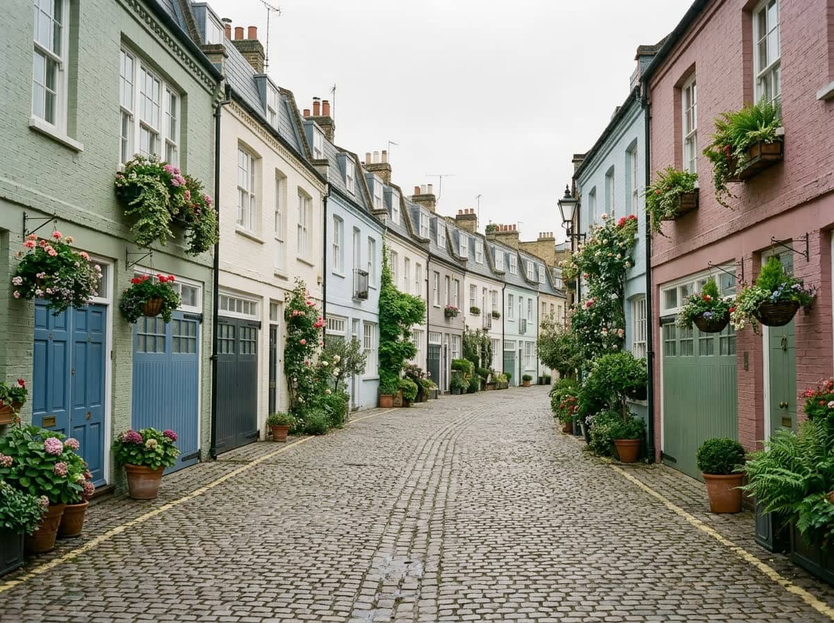 Camden mews houses in conservation areas where planning applications take extra review time