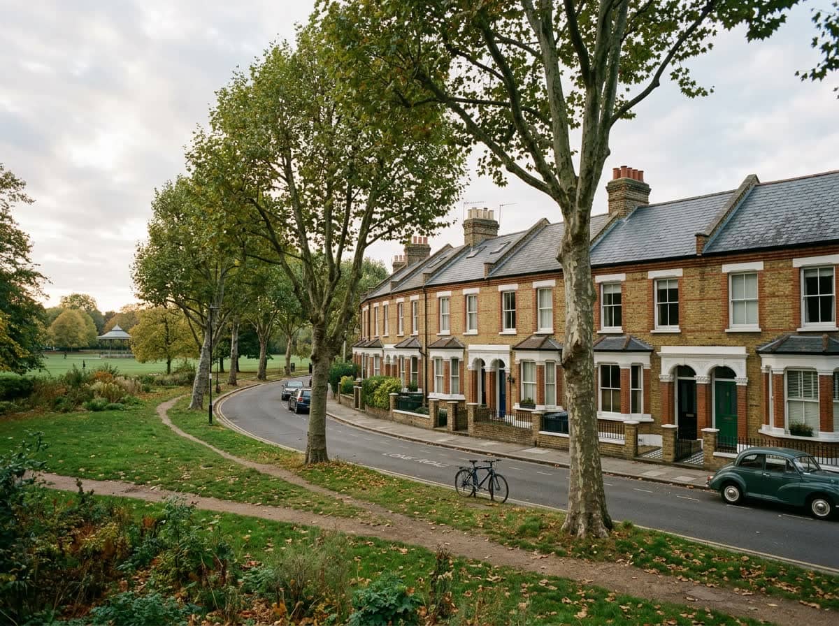 Victorian terraces in Clapham where an existing lawful development certificate clears a sale